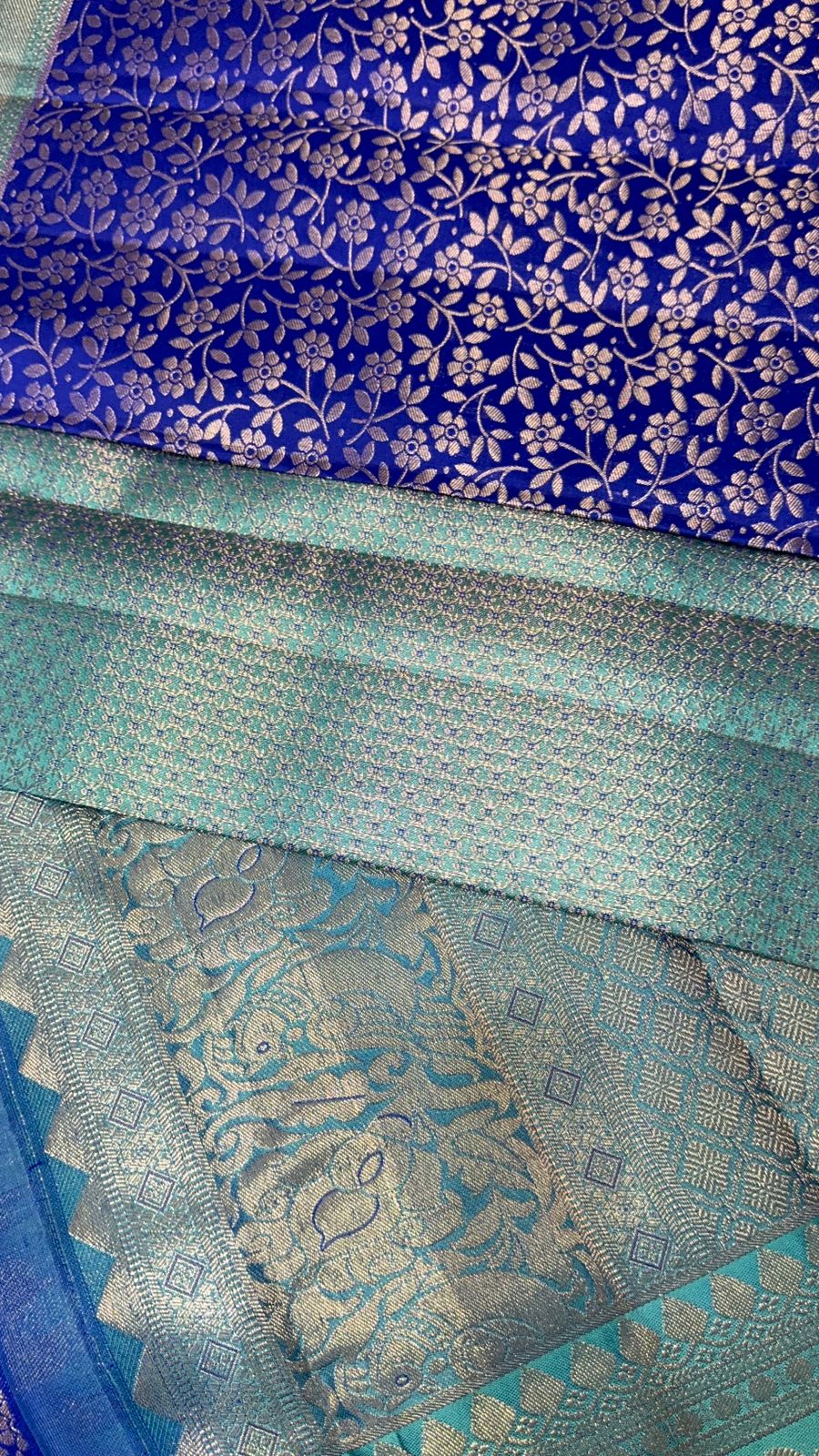 Pure zari handloom Kanjeevaram silk mark certified saree - Kanjeevaram Silk Mandir