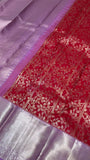 Pure Zari handloom Kanjeevaram silk mark certified saree - Kanjeevaram Silk Mandir
