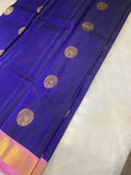 Pure Zari handloom Kanjeevaram silk mark certified saree - Kanjeevaram Silk Mandir
