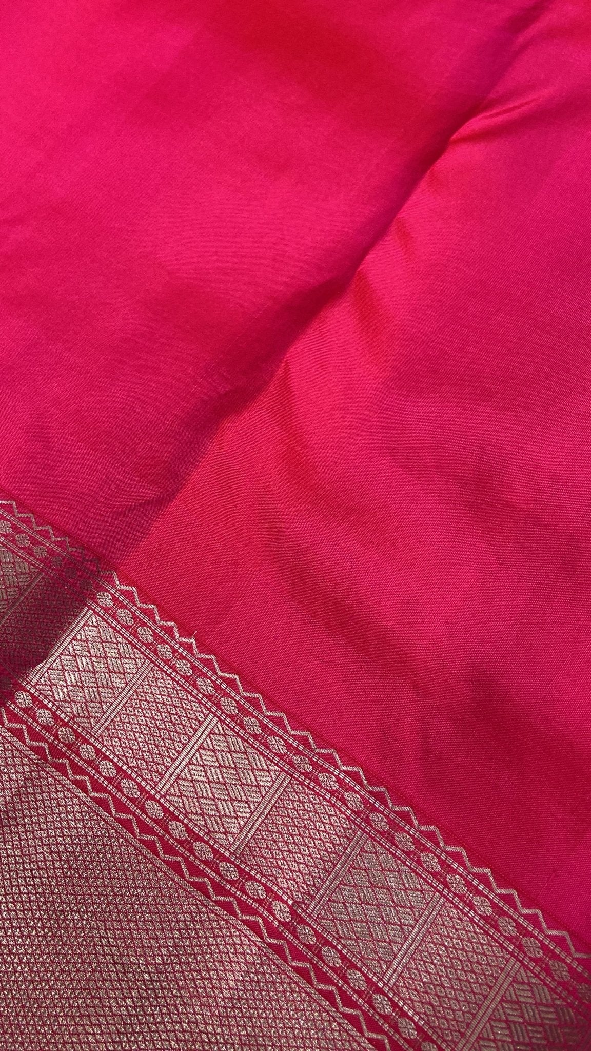 Pure Zari handloom Kanjeevaram silk mark certified saree - Kanjeevaram Silk Mandir
