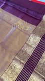 Pure Zari handloom Kanjeevaram silk mark certified saree - Kanjeevaram Silk Mandir