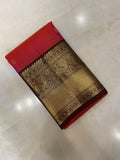 Pure Zari handloom Kanjeevaram silk mark certified saree - Kanjeevaram Silk Mandir
