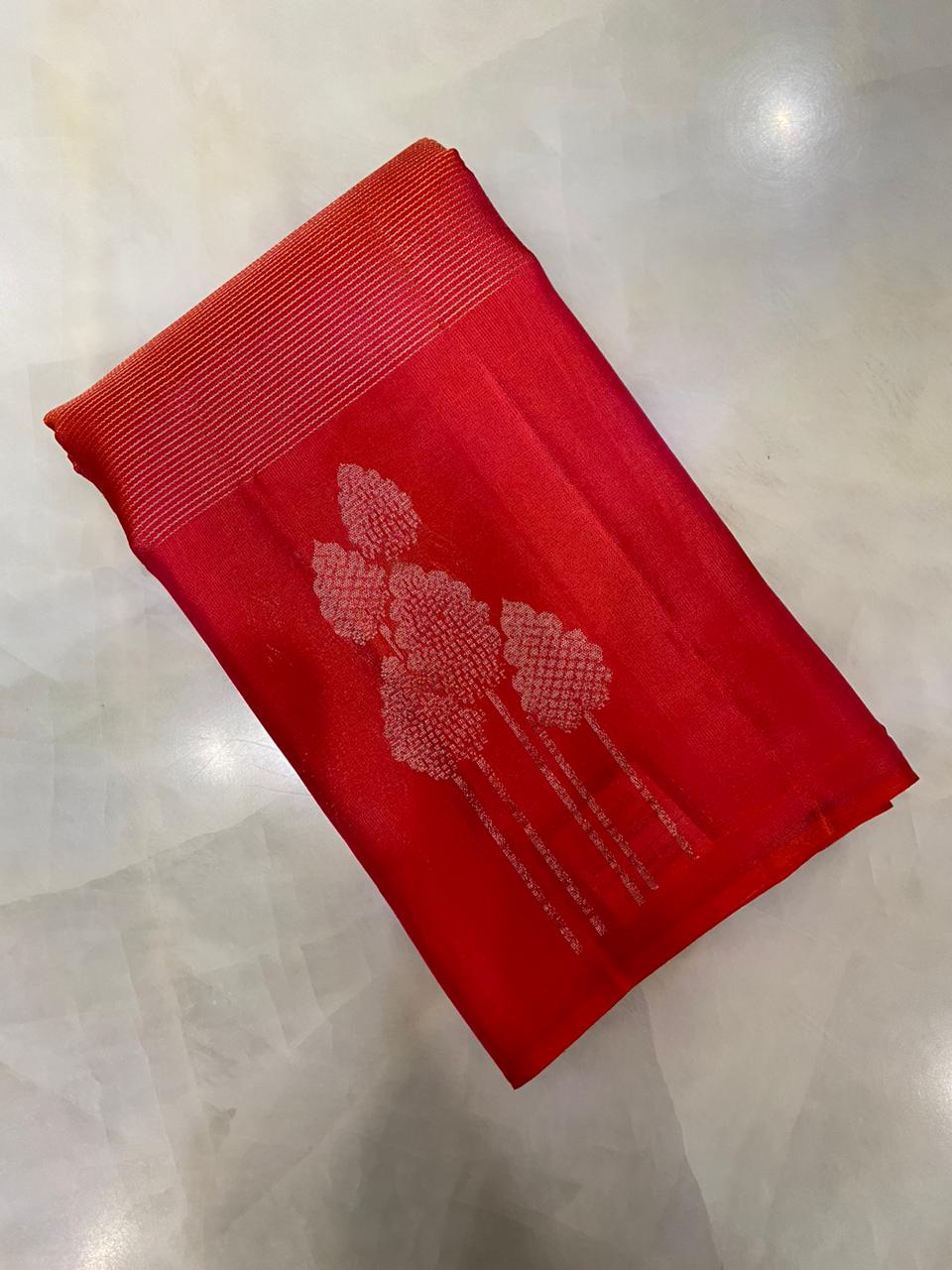 Pure Zari handloom Kanjeevaram silk mark certified saree - Kanjeevaram Silk Mandir