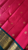 Pure Zari handloom Kanjeevaram silk mark certified saree - Kanjeevaram Silk Mandir