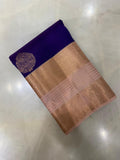 Pure Zari handloom Kanjeevaram silk mark certified saree - Kanjeevaram Silk Mandir