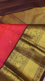 Pure Zari handloom Kanjeevaram silk mark certified saree - Kanjeevaram Silk Mandir