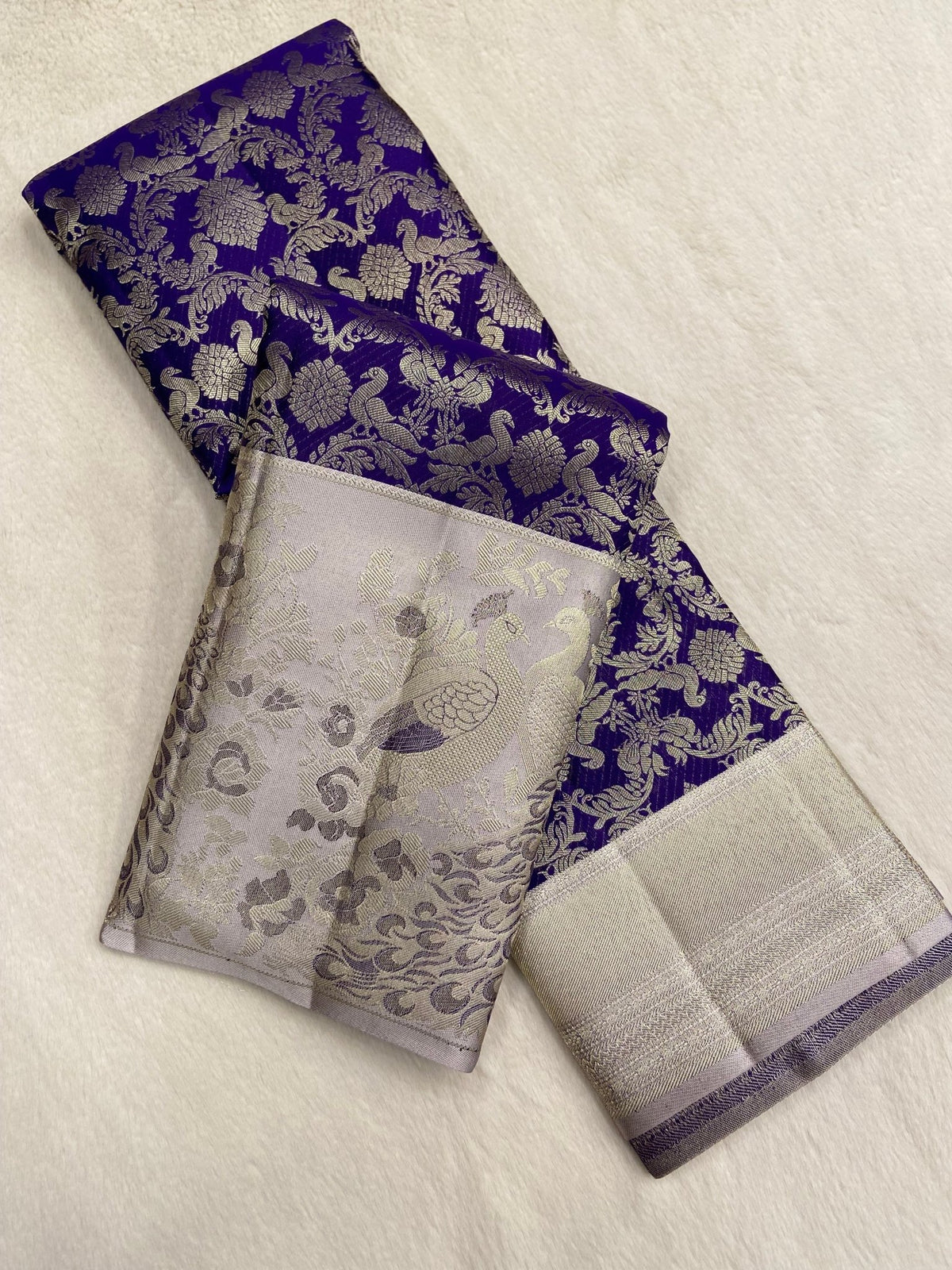 Pure Zari Handloom Kanjeevaram Silk Mark Certified Saree - Kanjeevaram Silk Mandir