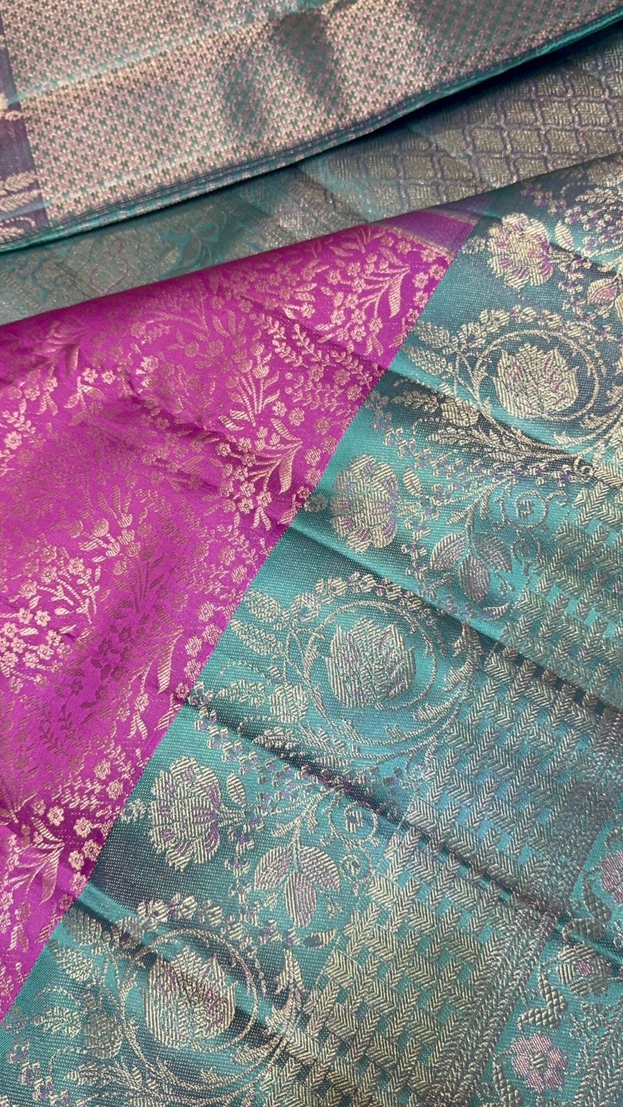 Pure zari handloom Kanjeevaram silk mark certified saree - Kanjeevaram Silk Mandir