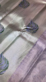 Pure Zari handloom meenakari Kanjeevaram silk mark certified saree - Kanjeevaram Silk Mandir