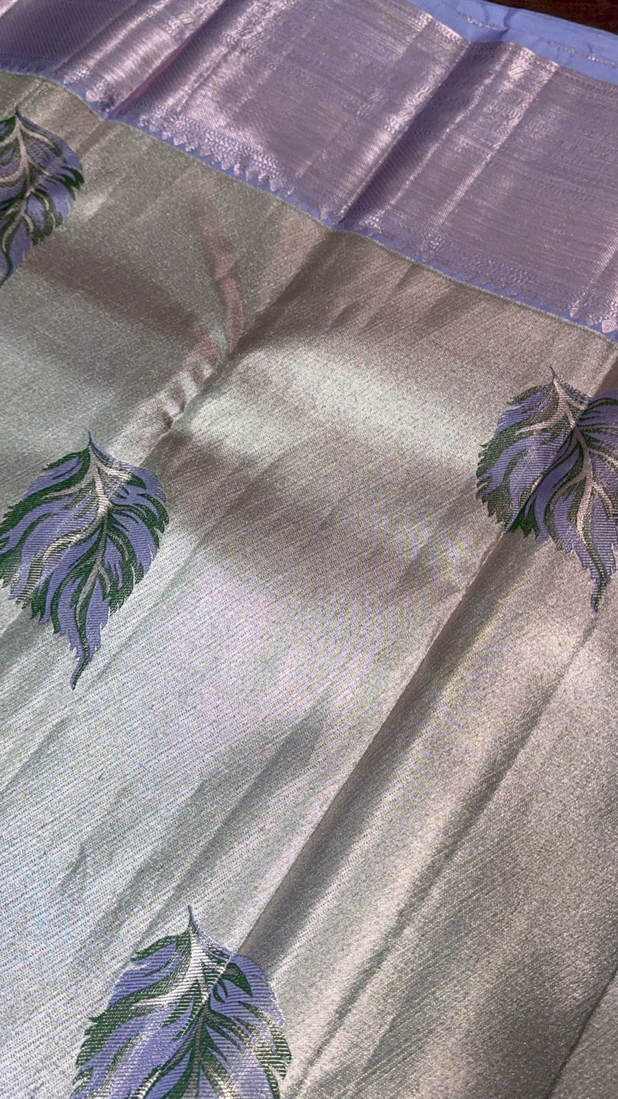 Pure Zari handloom meenakari Kanjeevaram silk mark certified saree - Kanjeevaram Silk Mandir