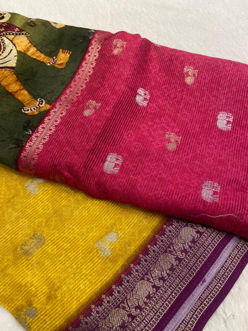Premium Viscose Silk Saree
