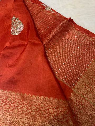 Premium organza saree