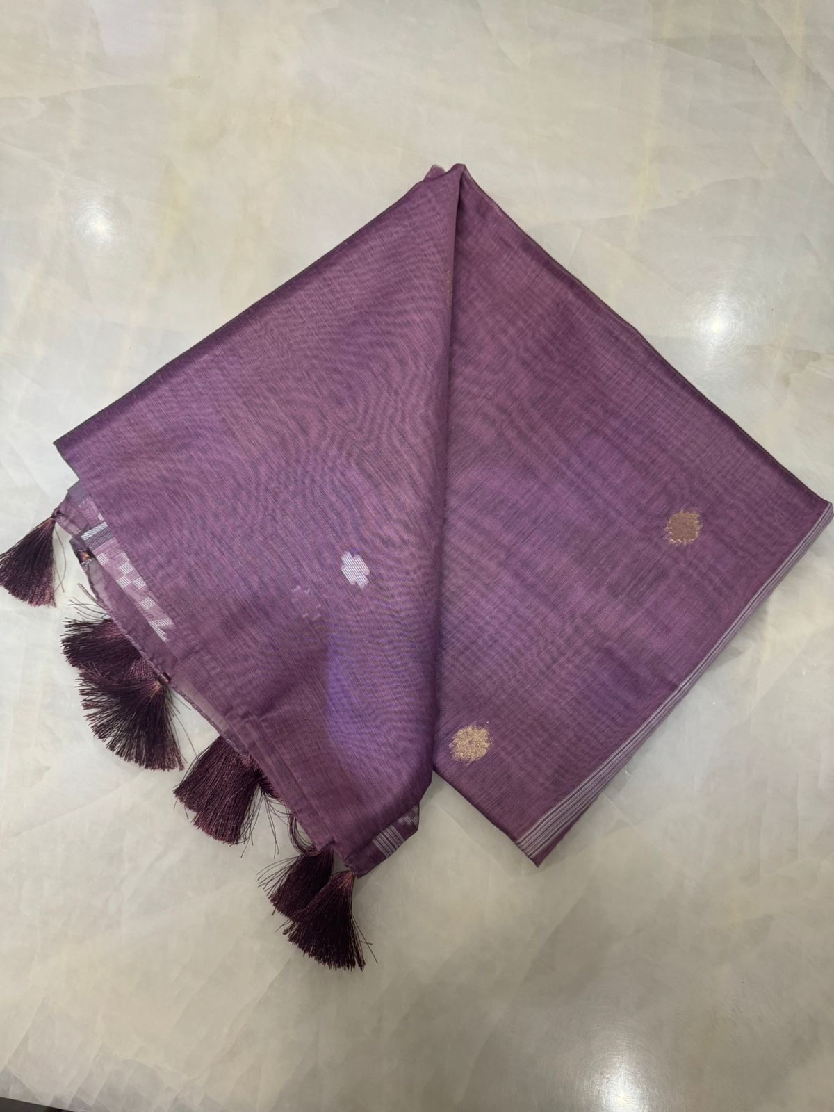 Butter tussar crepe silk saree