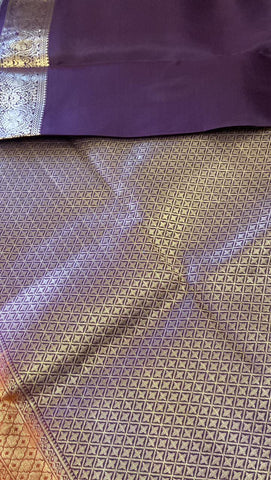 Half mix Kanjeevaram silk saree