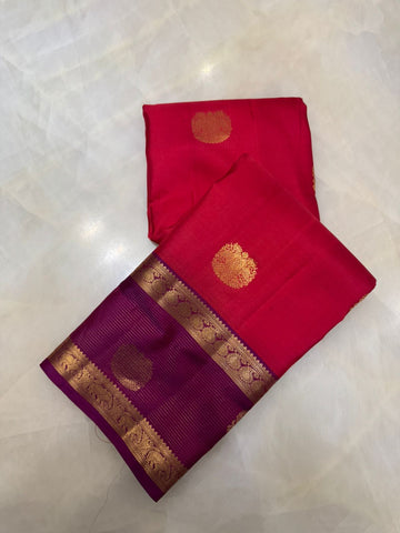 Pure Kanjeevaram silk mark certified saree