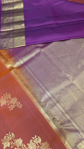 Pure Kanjeevaram silk mark certified saree