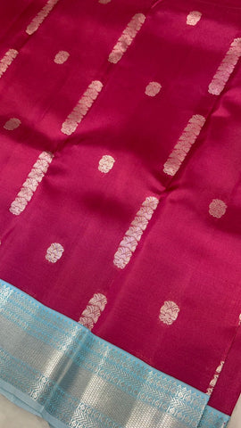 Half mix Kanjeevaram silk saree