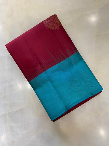 Pure Kanjeevaram silk mark certified saree