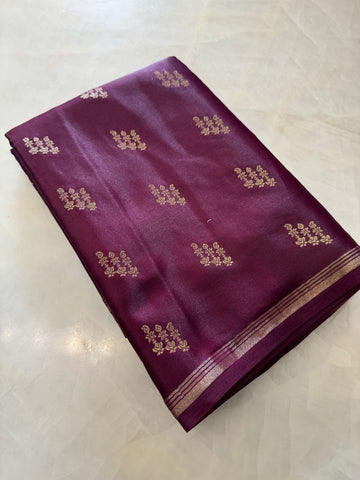 Premium semi crepe silk saree