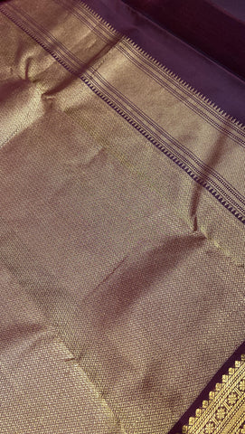 Pure Zari handloom Kanjeevaram silk mark certified saree