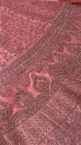 Semi stitched Fancy lehenga with self dupatta and blouse
