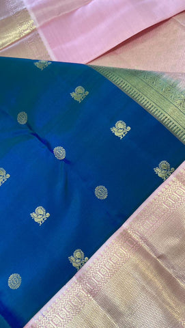 Pure zari handloom Kanjeevaram silk mark certified saree