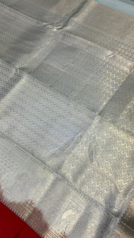 Pure Kanjeevaram silk mark certified saree