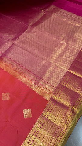 Pure Kanjeevaram silk mark certified saree