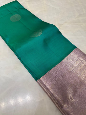 Half mix Kanjeevaram silk saree