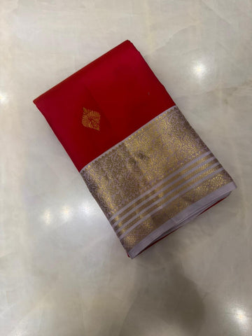 Half mix Kanjeevaram silk saree