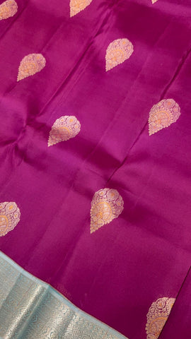 Half mix Kanjeevaram silk saree