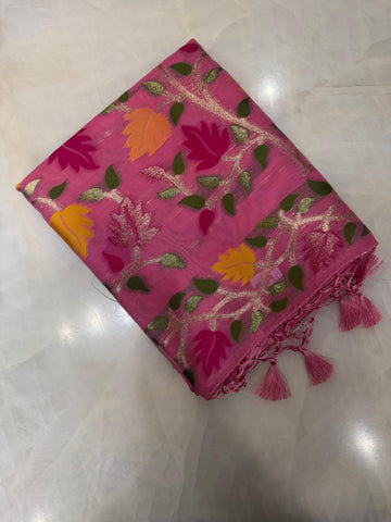 Premium soft Organza saree💓