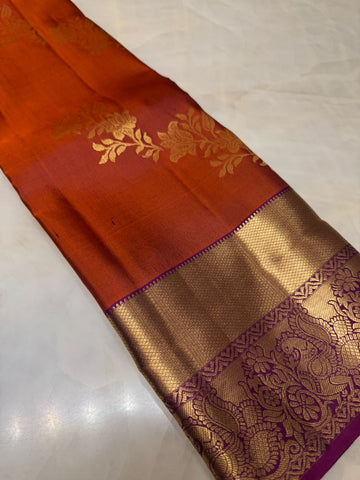 Pure Kanjeevaram silk mark certified saree