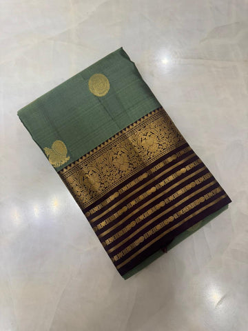 Pure Kanjeevaram silk mark certified saree