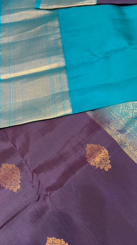 Half mix Kanjeevaram silk saree
