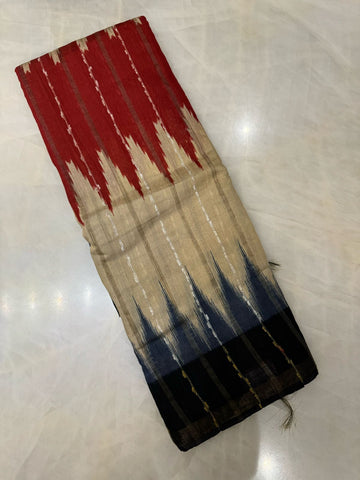 Premium soft cotton saree with kalamkari border