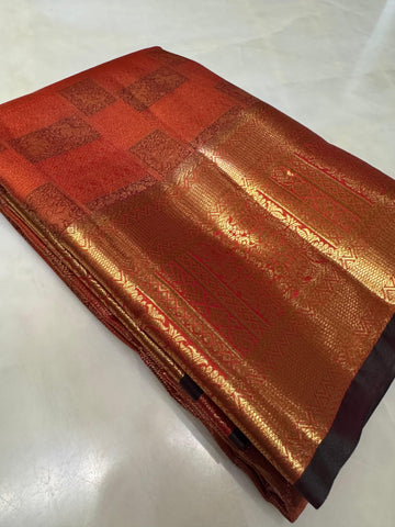 Bridal premium semi Kanchipuram silk saree