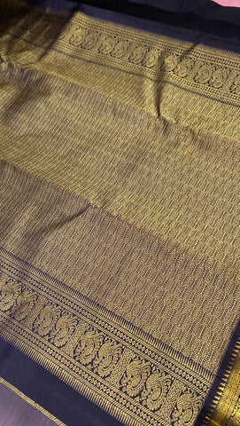 Pure Zari handloom Kanjeevaram silk mark certified saree