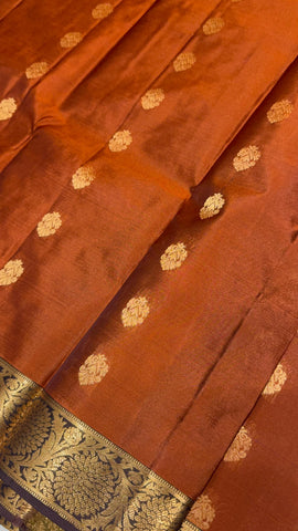 Half mix kanjeevaram silk saree