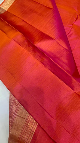 Pure Kanjeevaram silk mark certified saree