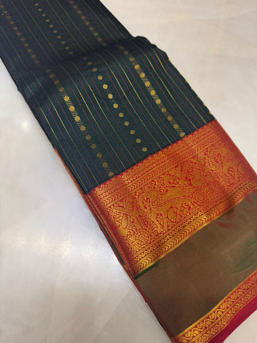 Pure Kanjeevaram silk mark certified saree