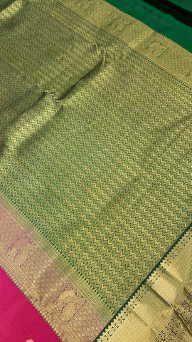 Pure Kanjeevaram silk mark certified saree