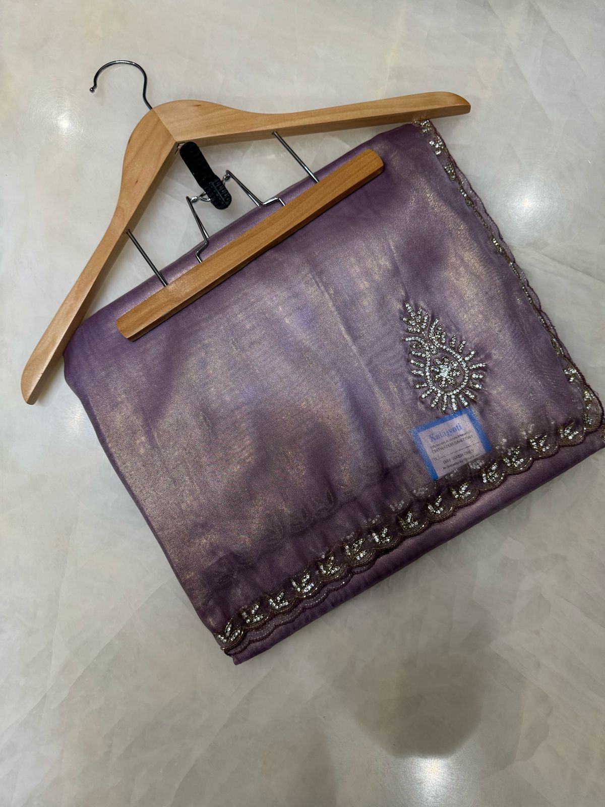 Pure tissue organza saree