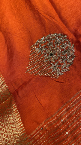 Pure Chinnon Saree