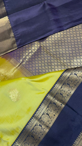 Pure Kanjeevaram silk mark certified saree