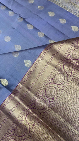 Half mix Kanjeevaram silk saree