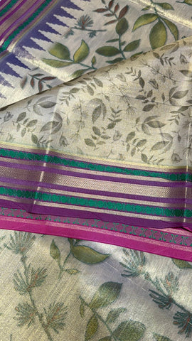 Semi Kanchipuram silk saree