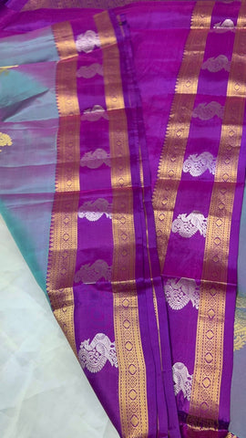 Pure Kanjeevaram silk mark certified saree