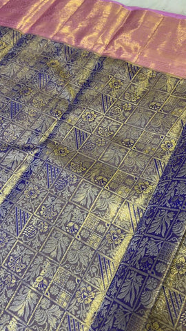 Pure Kanjeevaram Silk Mark Certified Saree