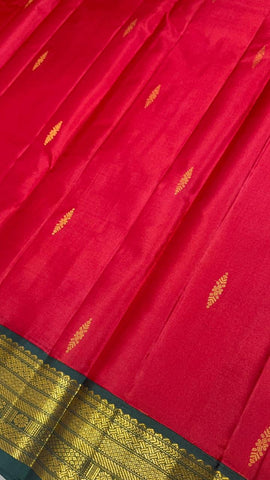 Pure zari handloom Kanjeevaram silk mark certified saree